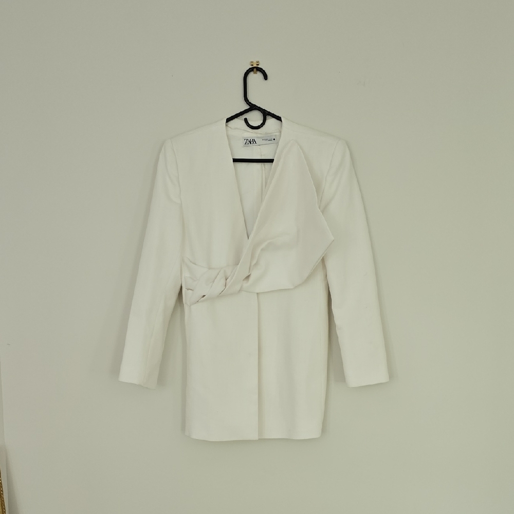 Zara Women's White Blazer Jacket